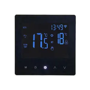 Pantalla Lcd Digital Controlador de temperatura Habitación inteligente Calefacción de agua Termostato Wifi