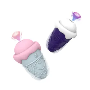 Silikon Klitoris süß saugen Vibrator Eis Ton Vibrator weibliche Stimulation Sexspielzeug - Product Image 1