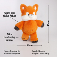 Peluche animale mignonne personnalisée en stock, super douce, rembourrée en coton PP, anti-stress, pour enfants