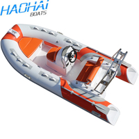 Bateau de pêche gonflable en PVC /Hypalon, coque de Sport en fibre de verre, zodiaque, bateau à rames côtelé