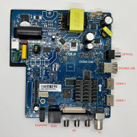 Papan Kontrol TV Digital CV352-C42 120Hz LED Full HD Mendukung PAL/SECAM/NTSC LCD 32 inci untuk Rumah Hotel