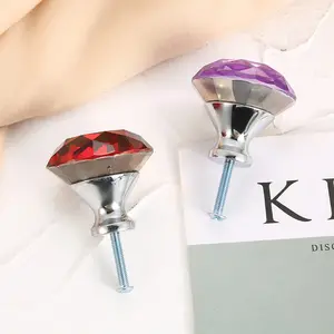 Manufacturers Supply Decorative Furniture Crystal Handles Door Handle Knobs