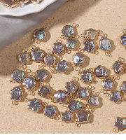Perles d'eau douce naturelles de qualité AA en gros, forme baroque irrégulière, pour la création de bijoux DIY (bracelets, colliers) avec sertissage clos