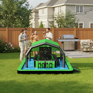 WINSUN Tente de bar gonflable de haute qualité pour piscine, usage domestique et commercial, en PVC, capacité 500 kg, pour fêtes en extérieur et jardin - Product Image 2