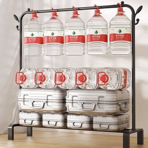 Modern Portable Multi-Functional Double Pole Cloth Stand <strong>Coat</strong> Rack Multilayer <strong>Storage</strong> Shoe Cuborad for Clothing Garments - Product Image 2