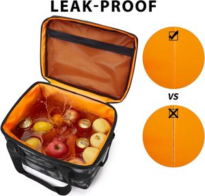 Sac isotherme personnalisé de haute qualité, échantillon gratuit, sac isotherme en polyester pour le camping, pique-nique, sac à déjeuner imperméable - Product Image 4