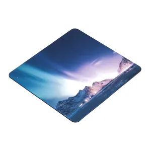 热卖定制优质防滑环保橡胶大型防水游戏键盘鼠标垫高级天空极光