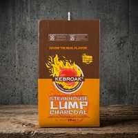 Sacs d'emballage en gros pour charbon de bois, sacs vides en kraft multi-tailles pour briquettes de barbecue, usage commercial pour restaurants, 3kg 5kg