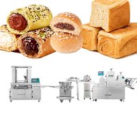 Machine automatique à faire du pain grillé |   Équipement de production de pains à burger |   Ligne de Cuisson de Baguettes - 220V Nouvelle Haute Productivité