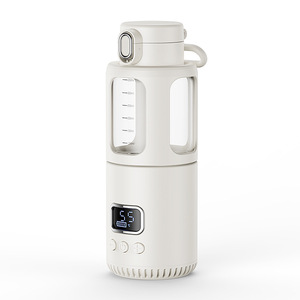 Mini bouteille d'eau chauffante sans fil 18000mAh 350ML affichage LED tasse <span class=keywords><strong>thermos</strong></span> conditionneur de lait portable <span class=keywords><strong>avec</strong></span> ligne de niveau d'eau - Product Image 6