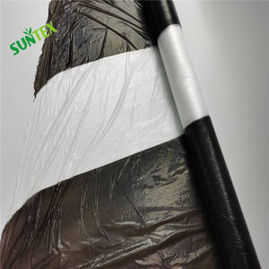 Film de <span class=keywords><strong>paillage</strong></span> en plastique noir et blanc LDPE pour l'agriculture et le jardin, films de <span class=keywords><strong>paillage</strong></span> en polyéthylène pour les fraises - Product Image 5