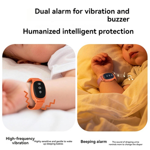 Alarme d'apprentissage de la propreté pour enfants, détecteur d'humidité urinaire pour bébé avec capteur sans fil, alertes par vibration et son - Product Image 5