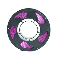 [0.25kg] Filamen PLA Sutra Dual & Tri Warna 1.75mm untuk Printer 3D, Filamen Bi-Warna 250g, Filamen Sutra Multiwarna PLA Kecepatan Tinggi