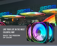 Nouveau design 2025 – Ventilateur RGB 120 mm OEM pour boîtier PC ATX, ventilateurs et refroidissement colorés pour ordinateur, ventilateur ARGB 12 V pour refroidisseur de processeur de jeu