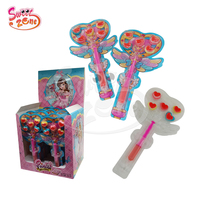 Prinses Magische Stok Hart Gummy Zacht Snoep En Spuit Speelgoed Fruit Gelei Jam