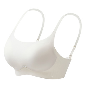 MISS&HUA Sujetador Deportivo Gótico Sin Costuras, Sin Varillas, con Cierre Trasero, Copa 3/4, Push-Up para Pecho Pequeño, Lencería Femenina - Product Image 5