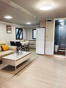 Nouveau garage mobile pliable extensible de 20 pieds et 40 pieds, <span class=keywords><strong>maison</strong></span> mobile préfabriquée contemporaine, bureau en acier, chambre, villa, hôtel, cuisine - Product Image 2