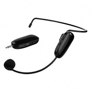 High Quality 2.4G Wireless Headset Microphone Radio Performance Headset Mic with <span class=keywords><strong>3</strong></span>.5mm Adapters - Product Image 1