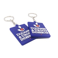 Porte-clés personnalisés en PVC écologique, étiquettes de clés en fer, moulage par micro-injection, impression typographique, couleur PMS personnalisée
