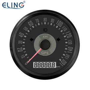 ELING 85mm (3 3/8 '') velocímetro GPS odómetro 150 <span class=keywords><strong>160</strong></span> <span class=keywords><strong>MPH</strong></span> 200 <span class=keywords><strong>km</strong></span>/h para barco Auto Racing motocicleta 12 voltios 24V con señales de giro - Product Image 1