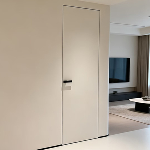 Porte dissimulée <span class=keywords><strong>en</strong></span> composite bois-<span class=keywords><strong>aluminium</strong></span> nid <span class=keywords><strong>d</strong></span>'abeille, design minimaliste, ignifuge, pour intérieur <span class=keywords><strong>d</strong></span>'hôtel, <span class=keywords><strong>prix</strong></span> fabricant - Product Image 3