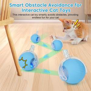Balle automatique intelligente pour animaux de compagnie, jouet interactif pour chiens et chats, jouet auto-entretenant résistant aux morsures - Product Image 4
