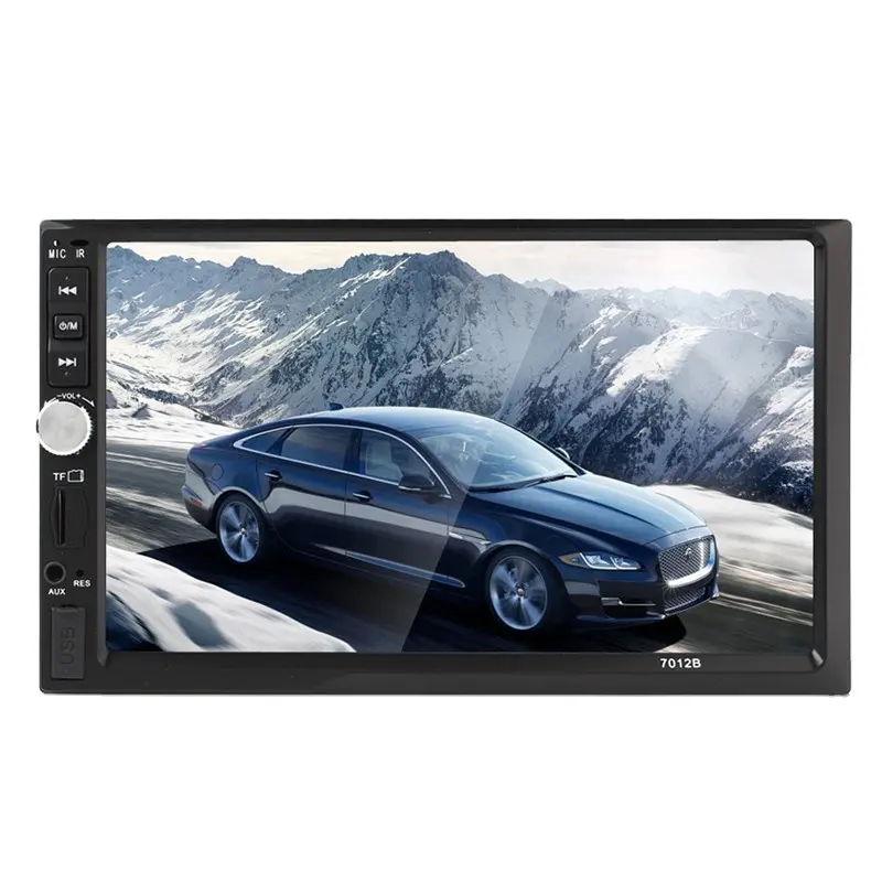 Autoradio tactile 7 pouces lecteur DVD mp5 avec contrôle de miroir BT AUX IN USB