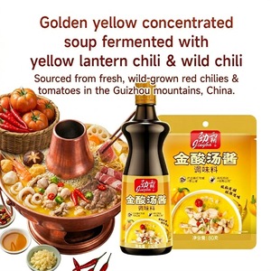 Base <span class=keywords><strong>de</strong></span> soupe piquante fermentée au piment et <span class=keywords><strong>tomate</strong></span>, saveur rouge acidulée, pour fondue, issue <span class=keywords><strong>de</strong></span> tomates fraîches - Product Image 1