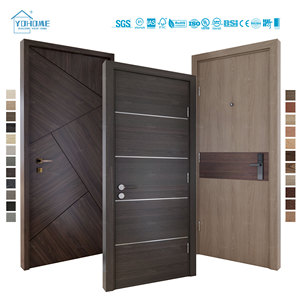 Foshan Custom Carved Interior Holztür Traditionelle Holztür im europäischen Stil Innen haus Innen türen aus Holz mit Rahmen - Product Image 6