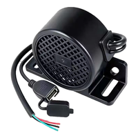 Alarma USB Programable ESA-90-0-USB 12/24V IP68 90-100dB Sirena de Advertencia de Marcha Atrás para Vehículos