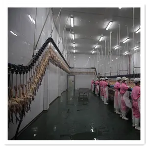 2024 small slaughtering hanger processing 500 bph chicken slaughter line