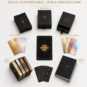 Juego de Cartas de Tarot Impresas en Papel Personalizado, Divertidas Preguntas para Conversar en Grupo, Juego de Mesa con Caja - Product Image 5