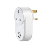 Boîtier en plastique pour PC Smart Home personnalisé Boîtiers d'instruments électroniques CN16 Boîtier de prise UE Smart Wifi 100*50*30mm