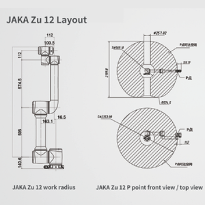 Robot collaboratif <span class=keywords><strong>JAKA</strong></span> cobot bras Zu 12 6 axes de prélèvement et de placement et applications de soudage pour robot industriel - Product Image 3