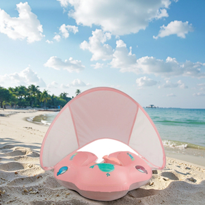 Pvc thân thiện với môi xách tay bé hồ bơi <span class=keywords><strong>Float</strong></span> <span class=keywords><strong>Inflatable</strong></span> bơi vòng Toddler bơi huấn luyện viên mặt trời tán dưới ghế cho trẻ em của - Product Image 4