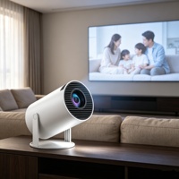 Projecteur intelligent mini HY300 le plus vendu, projecteur LCD pour cinéma maison, 720P, 120 ANSI, 3500 lumens, projecteur domestique, projecteur Android OS
