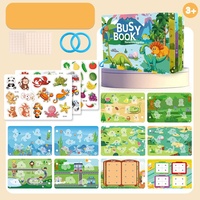 Libro de Pegatinas Educativo Montessori para Bebés, Libro Sensorial Tranquilo para Niños, Juguete de Desarrollo Temprano