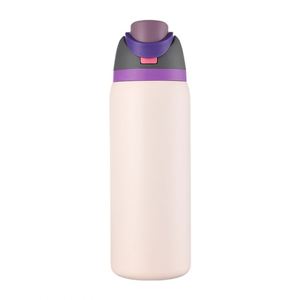 Gobelet isotherme portable en acier inoxydable Owa double paroi, idéal pour le sport et les activités de plein air, avec paille intégrée – Meilleure vente - Product Image 3