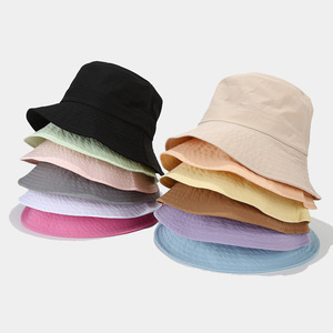 Wholesale 2024 Summer New Arrival Fashion Women Men Color Breathable Waterproof Sun <strong>Hat</strong> Blank Fast Dry <strong>Bucket</strong> <strong>Hat</strong> - Product Image 2