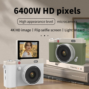 Cámara Digital CCD 4K HD con Pantalla Abatible, Sensor CMOS, Tecnología Antivibración para Deportes al Aire Libre, Vlogs, Ciclismo - Product Image 3
