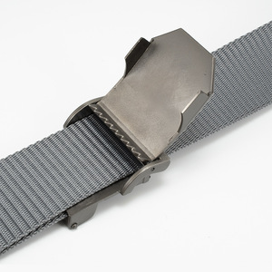 <span class=keywords><strong>Ceinture</strong></span> en toile de nylon robuste, réglable, avec <span class=keywords><strong>boucle</strong></span> en alliage, noir et marron, grande quantité en stock, approvisionnement direct usine - Product Image 4