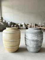 Vente directe d'usine : Pots de fleurs en terre cuite de magnésium pour plantes vertes d'intérieur et d'extérieur, style marocain, pour cafés et maisons d'hôtes