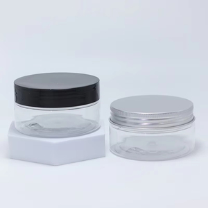 Wholesale 8oz <b>Plastic</b> Cosmetic Cream Scrub <b>Jars</b> 250g White Cap Empty <b>Jars</b> with Lids for Body Scrub - Product Image 5