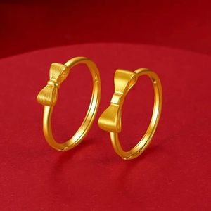 Anillo Romántico Xinfly de Oro Puro de 24K, Anillo de Compromiso de 18K, Regalo para Boda o Aniversario - Anillo de Matrimonio - Product Image 5