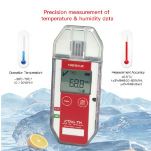 Lạnh chuỗi duy nhất sử dụng Temp & độ ẩm logger, màn hình <span class=keywords><strong>LCD</strong></span>, IP65 không thấm nước, tùy chỉnh - Product Image 2