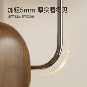 Wall Mounted Hair Accessory Organizer With Wooden Ball Design For Bathroom Storage And Jewelry Hanging - Product Image 4