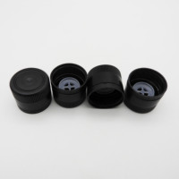 Bouchon verseur en plastique de couleur noire pour bouteille d'huile d'olive 31,5*24mm Bouchon de bouteille en plastique de couleur personnalisée