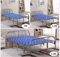 Lit Simple Pliant Métallique Abordable pour Camping, Maison, Chambre, Bureau, Sieste – Meuble à Assembler, Meilleures Ventes