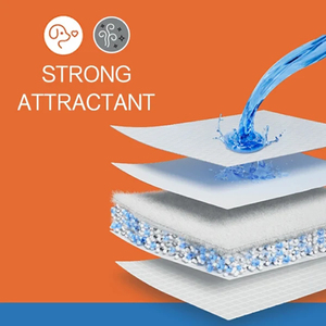 Tappetini Assorbenti per Addestramento Cuccioli con Attrattivo, Tappetini <span class=keywords><strong>Usa</strong></span> <span class=keywords><strong>e</strong></span> <span class=keywords><strong>Getta</strong></span> per Pipì di Cuccioli - Product Image 3