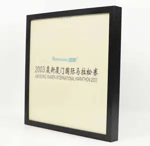 Black picture frame for holding your T--shirt, 12x12" picture frame, MDF deep frame 14x18"